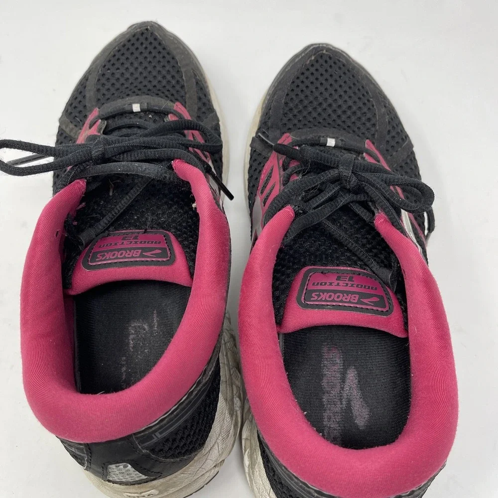 Brooks Womens Addiction 13 1202531B070 Black Running‎ Shoes Sneakers Size 10.5 B